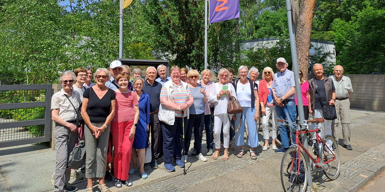Gruppenfoto der Clubmitglieder bei einem Ausflug am 25. Juni 2025
